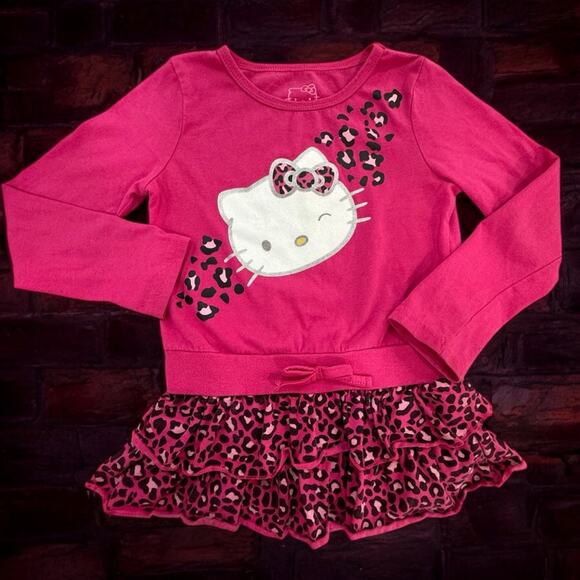 Hello Kitty Pink Dress / Tunic Size 6 - Picture 2 of 9